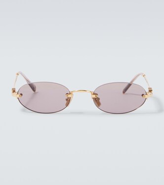 Ovale Sonnenbrille | Miu Miu