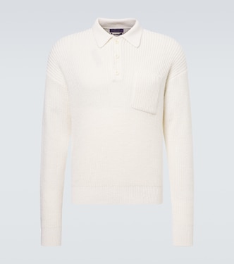 Silk and linen polo sweater | Ralph Lauren Purple Label