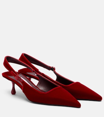 Amel velvet slingback pumps | Jimmy Choo