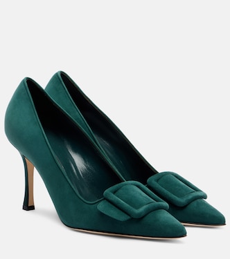 Maysale 90 suede pumps | Manolo Blahnik