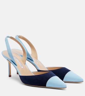 Capsli suede slingback pumps | Manolo Blahnik
