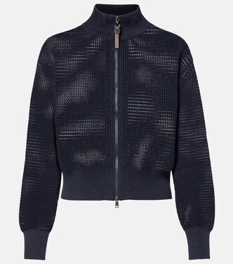 Cardigan aus einem Baumwollgemisch | Brunello Cucinelli