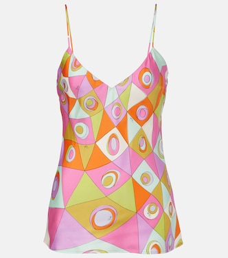 Occhi silk twill camisole | Pucci