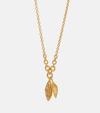 Faux pearl-embellished chain necklace | Chloé