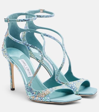 Verzierte Sandalen Azia aus Satin | Jimmy Choo