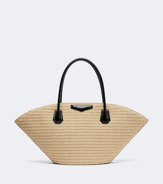 Antigona Small raffia-effect basket bag | Givenchy