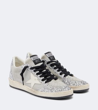 حذاء سنيكرز من الجلد السويدي Ball Star | Golden Goose