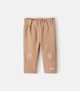 Baby Joek patch-appliqué cotton pants | Donsje