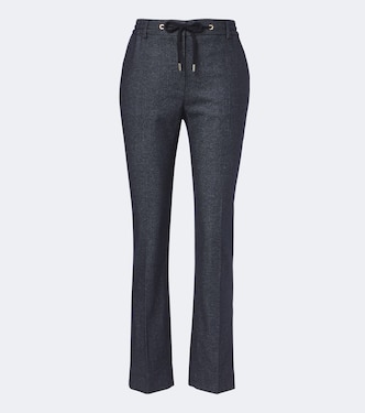 Pantalon fuselé en laine mélangée | Eleventy