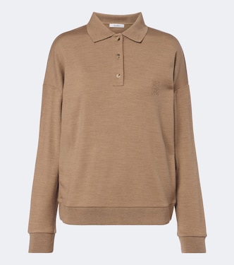 Virgin wool polo sweater | Max Mara