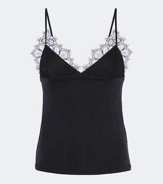 Top lencero con encaje | Coperni