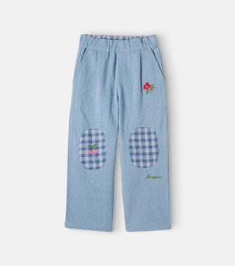 Floral embroidered jeans | Emile et Ida