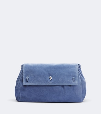 Clutch CY Medium aus Veloursleder | Staud