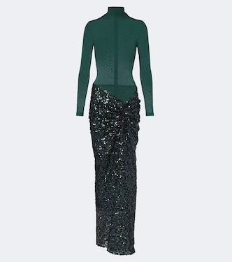 Gathered sequined gown | Christopher Esber