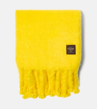 Color Lovers mohair and wool-blend throw | Mantas Ezcaray