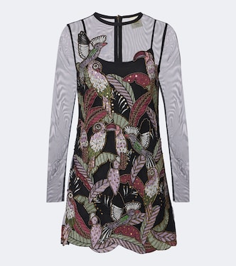 Embroidered sequined minidress | Farm Rio
