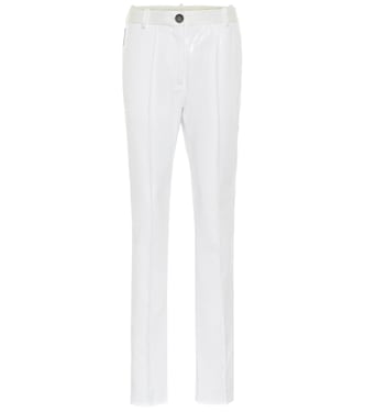 Sequined high-rise slim pants | Peter Do