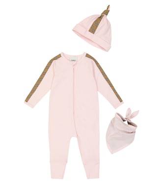 Baby Burberry Check cotton-blend set | Burberry Kids