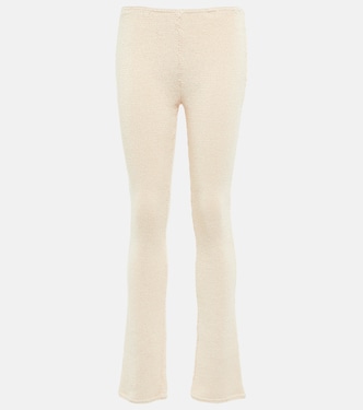 Crochet high-rise slim pants | Magda Butrym