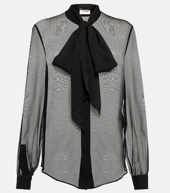Lavallière silk blouse | Saint Laurent