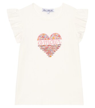 Embroidered cotton T-shirt | Tartine et Chocolat