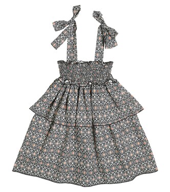 Mallorca printed smocked dress | Suncracy