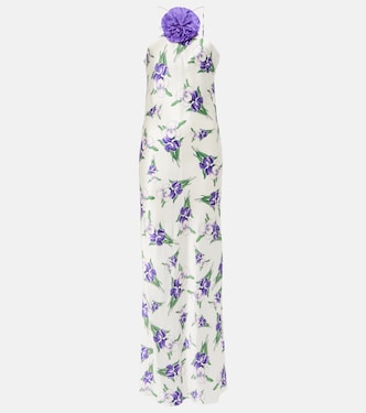 Robe longue en soie à fleurs | Rodarte