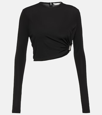 Embellished cutout jersey top | Christopher Esber