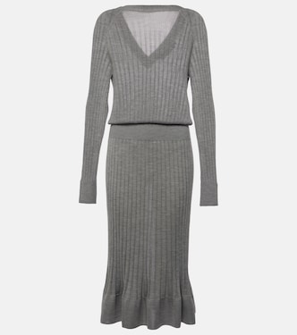 Robe midi Eden en laine mélangée | Proenza Schouler