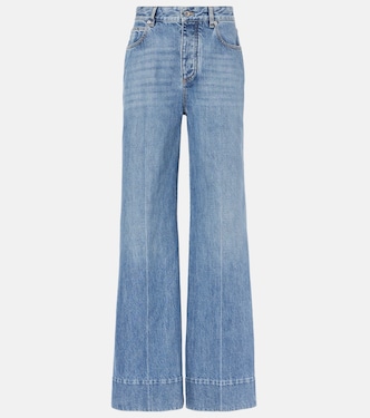 High-rise wide-leg jeans | Bottega Veneta