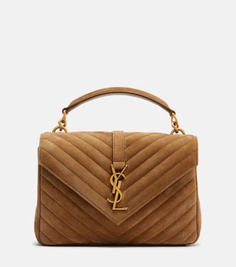 Bolso cruzado College Medium de ante | Saint Laurent