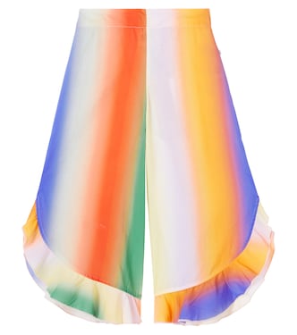 Aretha printed ruffled cotton pants | Molo