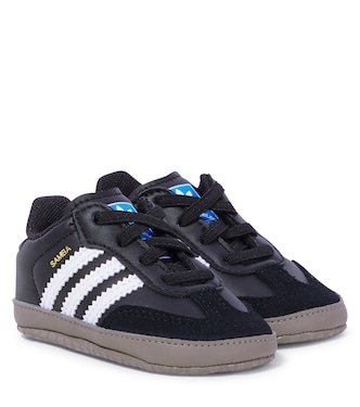 Baby Sneakers Samba aus Leder mit Veloursleder | Adidas Originals Kids