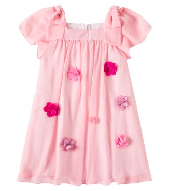 Floral-appliqué dress | Patachou