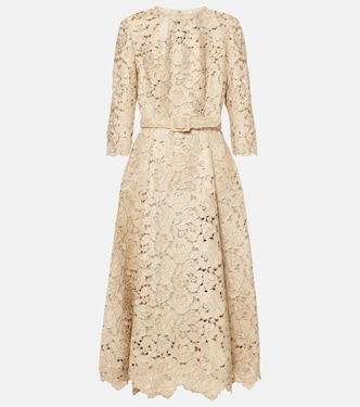 Guipure lace cocktail dress | Oscar de la Renta