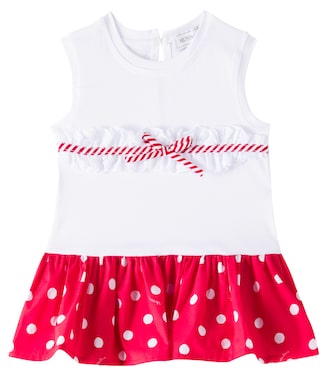 Baby printed cotton-blend jersey dress | Monnalisa