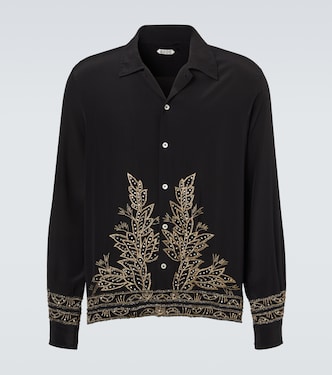 Verziertes Hemd Beaded Epoque aus Seide | Bode