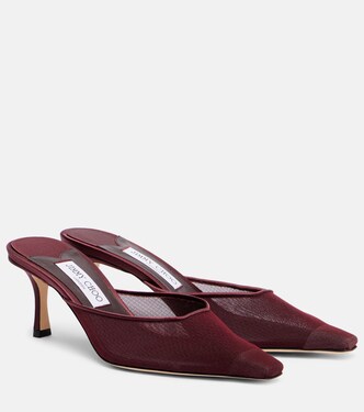 Pantoletten Vivi 65 aus Mesh | Jimmy Choo