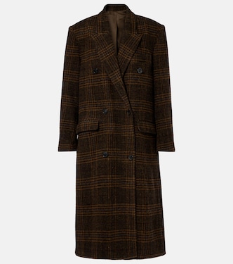 Lexana checked virgin wool coat | Marant Etoile
