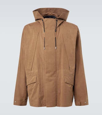x On hooded technical jacket  | Loewe