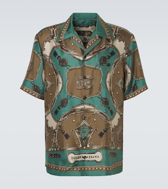 Hemd aus Seiden-Twill | Dolce&Gabbana