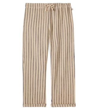 Enzo striped cotton pants | Cozmo