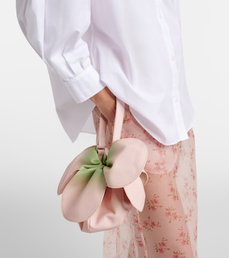 Leather shoulder bag in pink - Simone Rocha | Mytheresa