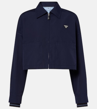 Poplin blouson jacket | Prada