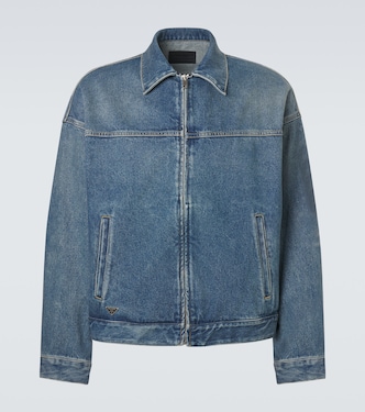 Denim blouson jacket | Prada