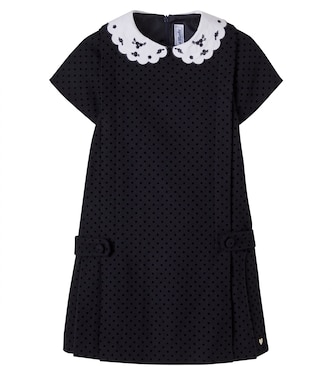 Vestido en mezcla de lana con lunares | Tartine et Chocolat