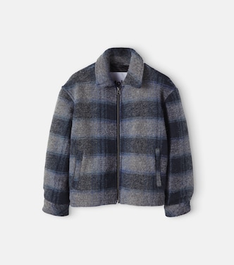Hutton checked wool-blend jacket | Molo
