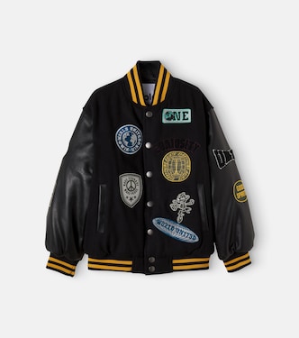 Hani wool-blend varsity jacket | Molo