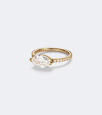 Pinky Ring aus 18kt Gelbgold mit Diamanten | Shay Jewelry