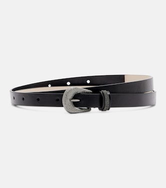 Monili leather belt | Brunello Cucinelli